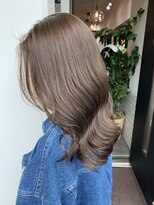 サロンドミルク 溝の口店(salon de MiLK) 20代30代40代/品がある艶髪大人かわいいベージュカラー!