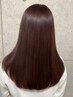 カット+ナチュラルストレート+オージュアTr【超音波アイロン付】￥22500