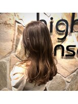 ナチュラルハイセンス 本店(natural high sense) 韓国人風 波ウェーブ アッシュベージュ 似合わせカット/町屋駅