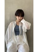 大人可愛い ショートボブ ナチュラル【OAK中目黒】