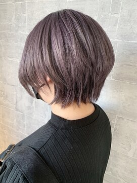 リル(lil) ショート×派手髪【イルミナカラー/宇都宮美容室/鹿沼美容室】