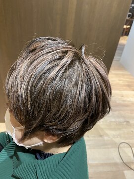 キコーヘア(kiko hair) 白髪ぼかしハイライト＆ローライトカラー