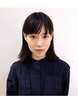 ブラウンズ(BROWNS)&nbsp;ミディアムで切りっぱなしボブ