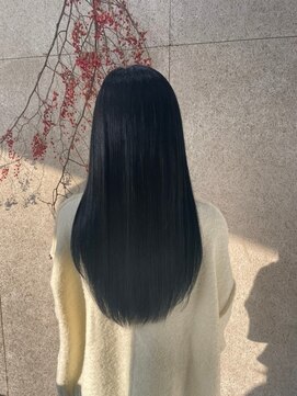 キキ(kiki) ブルーブラック_ロングストレート_kiki0061