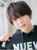 長めバングで作りこまないマットブラウンマニッシュU草加