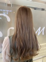 ヘアースペースブルーム ヒーロー 園田店(HAIR SPACE BLOOM hero) 【園田/ミルクティーベージュ】ブリーチカラー