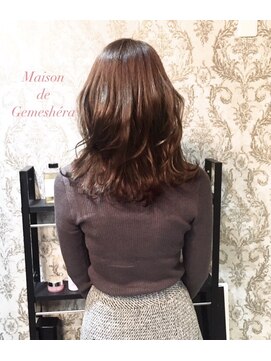 メゾン ドゥ ジェメシェラ(Maison de gemeshe'ra) 絹髪　艶髪　美髪　maisongemeshe'ra '病みつき purete' layer