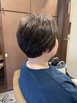 穀雨(Kokuu)&nbsp;丸みショート×ベージュカラー