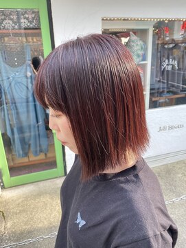 アッシュ 下北沢店(Ash) ブリーチなしチェリーピンク