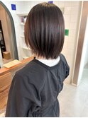 [シルキーストレートボブ]髪質改善