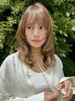 アンガーデン(Une GARDEN)&nbsp;レイヤーカット×くすませないベージュ