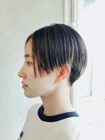 【SHARON原宿】刈り上げショート×デザインブリーチカラー
