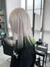 【全頭2回ケアブリーチ】全体カラー＋カラーケアトリートメント