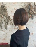 丸みのあるショートボブ☆