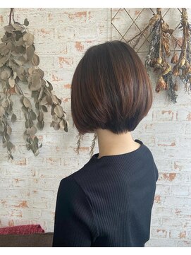 アカイトビラ ヘアケアサロン(AKAI TOBIRA Hair Care Salon) 丸みのあるショートボブ☆