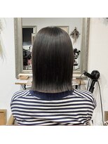 ヘアメイク アンフィ(amphi)&nbsp;切りっぱなしロブ