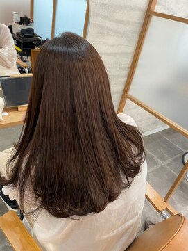 ジーナ 船橋(Zina) 髪質改善＊ロングレイヤーグレーベージュ＊美髪【Zina船橋】