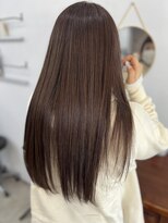 ペイジヘアー(paige hair)&nbsp;髪質改善黄味消し柔らかブラウンハイロング