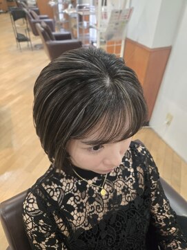 松本平太郎美容室 立川店 【立川 　ハイライト　ショートボブ　30代40代50代60代◎】