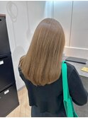 透明感抜群♪ダブルカラーブリーチミルクティーベージュ