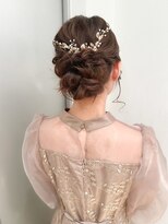 ムクヘアー(muk hair)&nbsp;低めルーズシニヨン