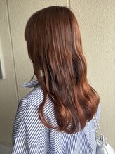 ボンドヘアー(Bond Hair) ブリーチなしオレンジカラー