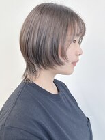 ラウンジ モリオ イケブクロ(Lounge MORIO Ikebukuro) *丸みショートレイヤーボブくびれショートウルフマッシュウルフ