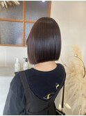 パツッとボブ×ブラウン