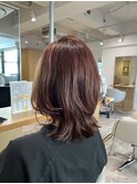 20代30代40代◎似合わせカットハイライトカラーピンクくびれヘア