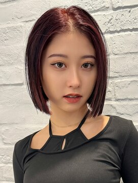 アビー(ABBEY3) ラインボブ切りっぱなしボブレイヤーボブ大人ボブパツっとボブ