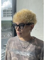 シアン 大須店(CYAN.)&nbsp;メンズパーマ×抜きっぱなしブリーチ