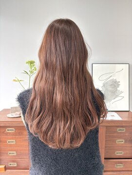 ヘアー アイス 御器所本店(HAIR ICI) シールエクステナチュラルブラウンカラー秋カラー冬カラー