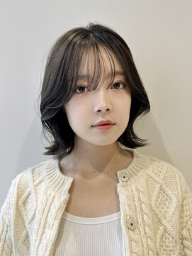 トータルビューティーサロン プリエ(prier) レイヤーボブ/くびれヘア/オリーブグレージュ/髪質改善