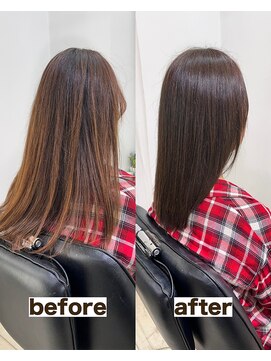 シゲ 自由が丘店(SHIGE) 白髪染めも髪質改善カラーでマイナス10歳40代50代グレイカラー