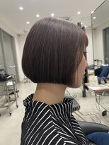 カットアンドトータルビューティ ヴァンキャトル(Cut&Total Beauty VINGT QUATRE) 白髪ぼかしハイライト×ピンクブラウンボブ◎