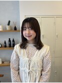 顔周りレイヤースタイル