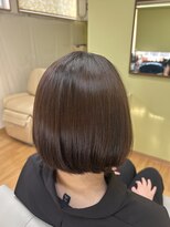 さくらの 前下がり グラデーションボブ