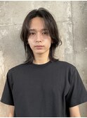 men's/メンズボブ/ニュアンスパーマ/メンズミディアム/眉毛/新宿