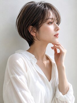 ネオリーブ モカ 川崎チネチッタ店(Neolive mocca) 30代40代50代60代 大人 ナチュラルショート ミルクブラウン