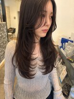 アトラ ハッピーヘアライフ 昭和町店(attra happyhairlife)&nbsp;韓国風レイヤー×顔周りカット