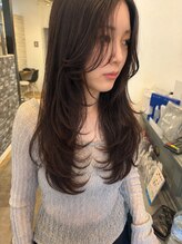 アトラ ハッピーヘアライフ 昭和町店(attra happyhairlife) 韓国風レイヤー×顔周りカット