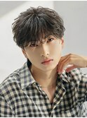 ラウンドマッシュシースルーマッシュラフ王道フェザーナチュラル