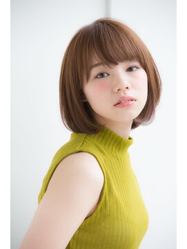 ジョエミバイアンアミ(joemi by Un ami) 【ｊｏｅｍｉ】トップノット姫カットミルクティーカラー小倉太郎