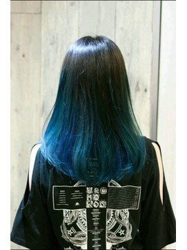 サムブリッジ(SOMEBRIDGE) 【SOMEBRIDE 亀有】青と緑のマーメイドグラデーション