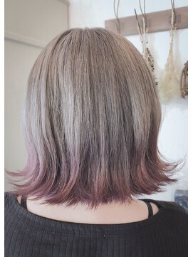 アメリシュシュ 柏(ameri chouchou) Ameri 柏 すそピンクグラデーションカラー