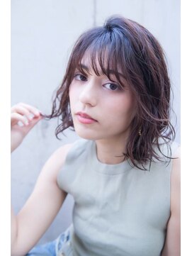 オースティン 錦糸町(AUSTIN) AUSTIN バレイヤージュ×大人カワイイくせ毛風ミディ