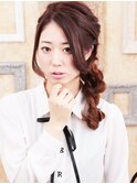 編みおろしパーティーアレンジ/越谷/南越谷/新越谷/北越谷/松伏