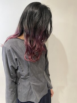 グランドライン(GRAND LINE) 鬼滅の刃　炭治郎レッドグラデーション　ミディアム