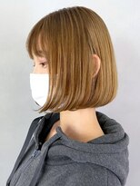 アイティー バイ アルバム 中野店(IT by ALBUM)&nbsp;ライトアッシュ_ボブルフクールショートピンクベージュ_ba311091