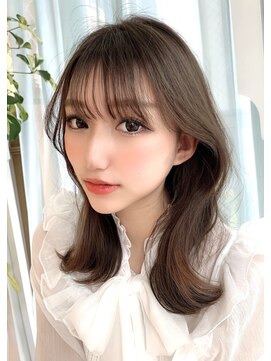 ロンド ロビン 栄(Lond robin) 【Lond robin】河野まい　縮毛矯正/ストレート/くすみブルー